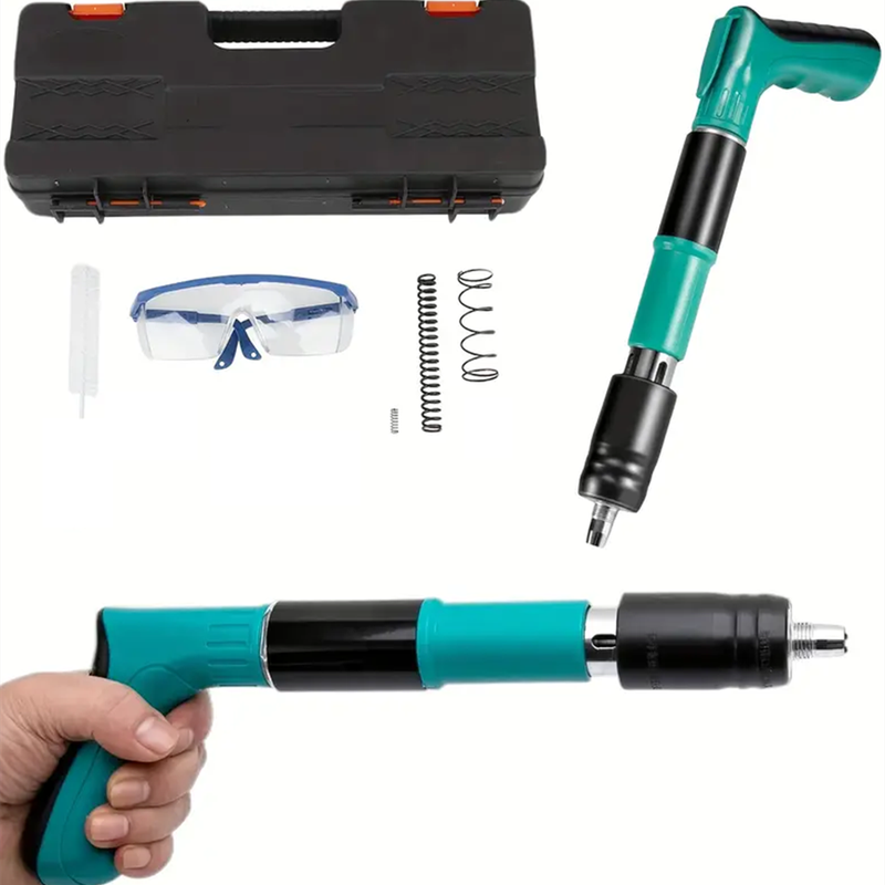 Manual Mini Nail Gun Set Cordless Pneumatic Concrete Nail Gun