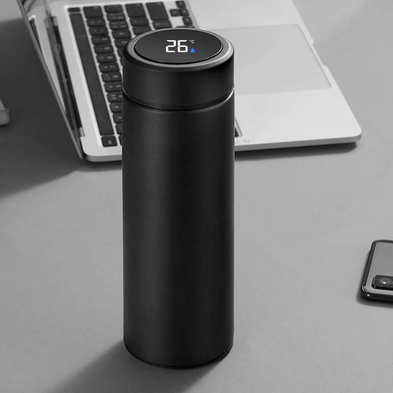 Smart Thermos Flask with LED Digital Touch Screen Business Home Stainless Steel Water Bottle