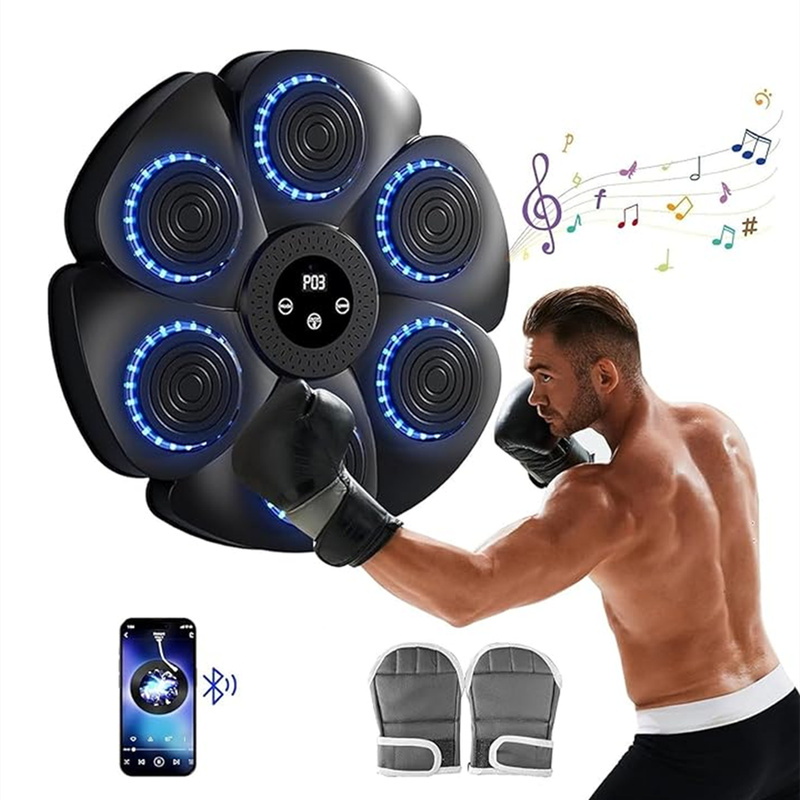 Electronic boxing music fitness machine wall mounted smart boxing machine suitable for home exercise