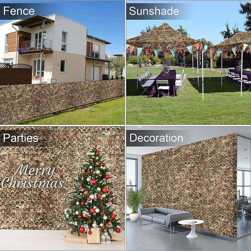 3m x 2.5m Camping Military Camouflage Mesh Oxford Cloth Shade Net