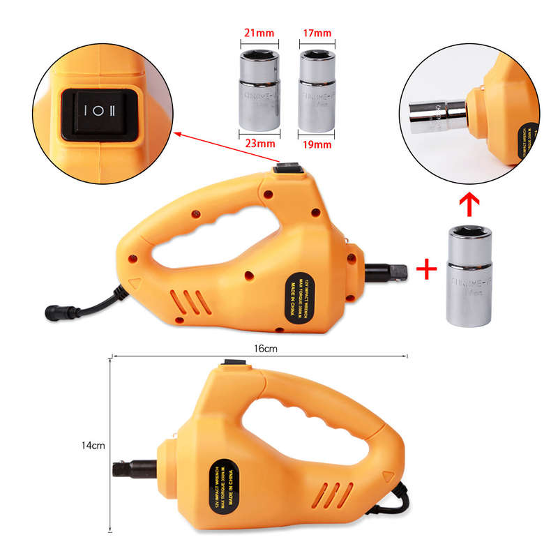 12v Portable Impact Wrench Car Repair Tool Box