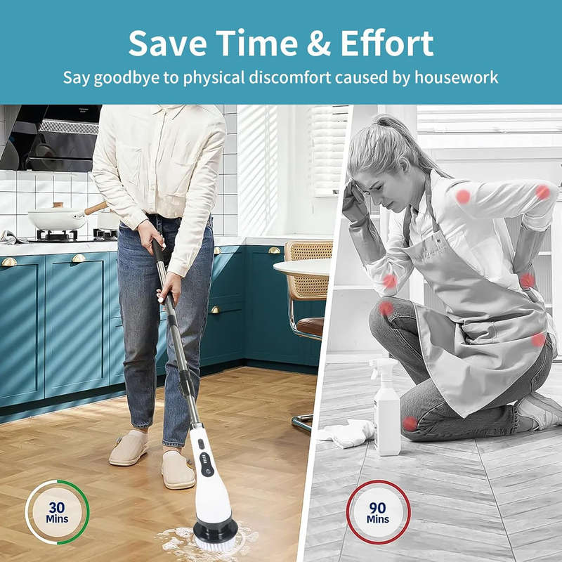 Versatile Electric Cleaning Scrubber Multi-surface cleaner for floors, tiles, windows and cars