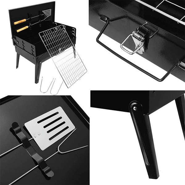 1015 Portable Camping Grill Folding Grill