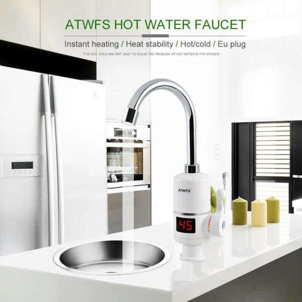 3000W instant water heater faucet thermostat with temperature display