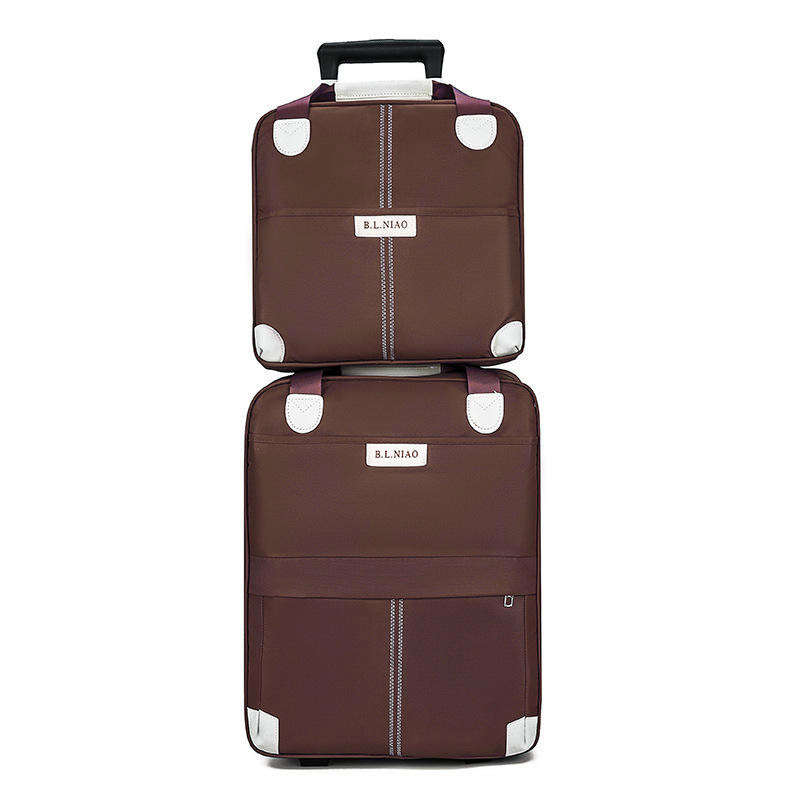 B.L.NIAO carry-on luggage set with business duffel bag is suitable for business and travel