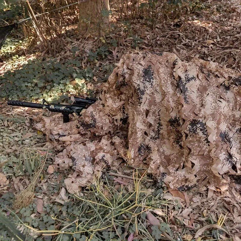 3m x 2.5m Camping Military Camouflage Mesh Oxford Cloth Shade Net