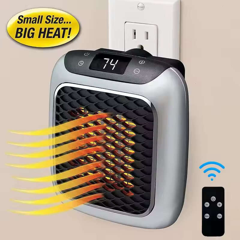 800W Portable Heater Office Home Electric Stove with Remote Control
