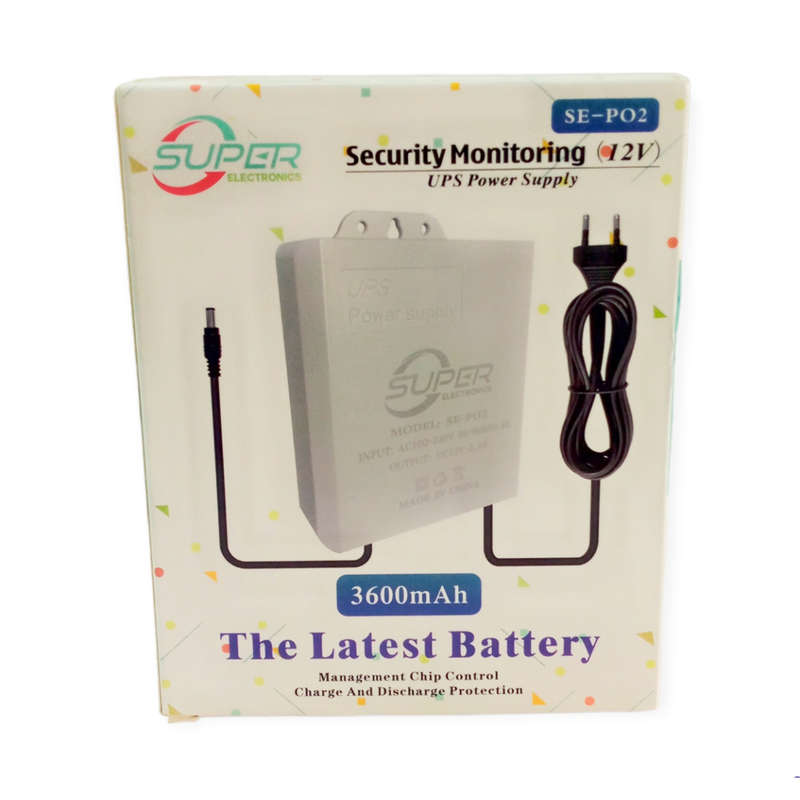 12V camera emergency power UPS backup power supply