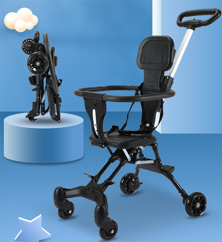 Comfortable children's stroller two-way foldable baby stroller