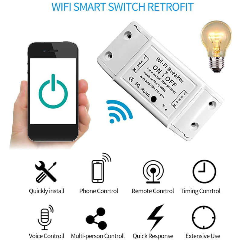 Smart WiFi Switch Wireless Remote Control Electrical Switch