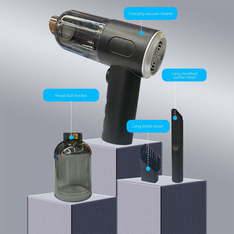 3-in-1 Portable High Power Vacuum Cleaner Handheld Cordless Car Vacuum Cleaner Car Home Dual Use