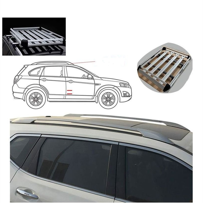 JG-160 Double Aluminum Alloy Square Tube Roof Rack 160cm x 100cm