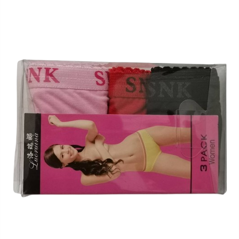 Women's comfortable and stylish panties three-pack
