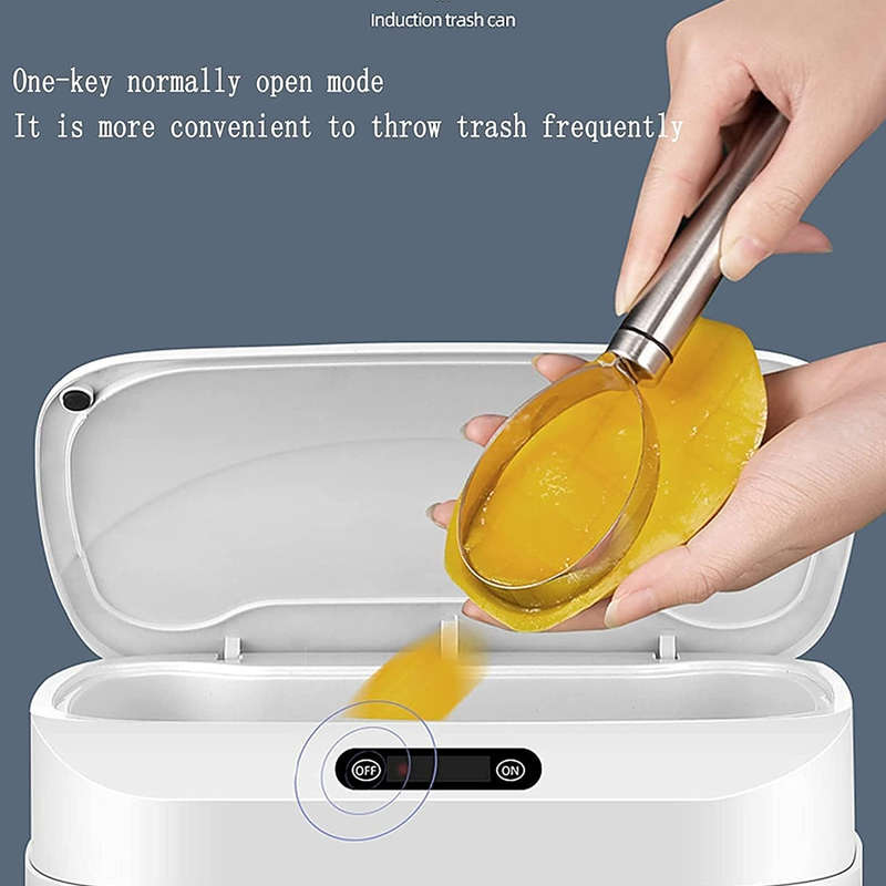 Fashionable smart trash can household induction trash can contactless trash can