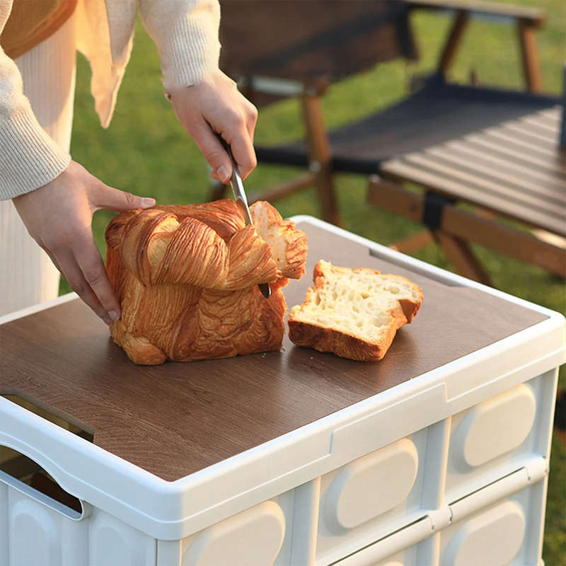 Outdoor portable storage box multi-function storage box camping picnic car home storage