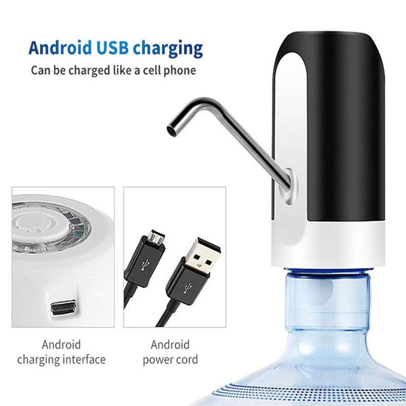 Water Pump Dispenser Electric Drinking Water Pump USB Rechargeable Water Dispenser