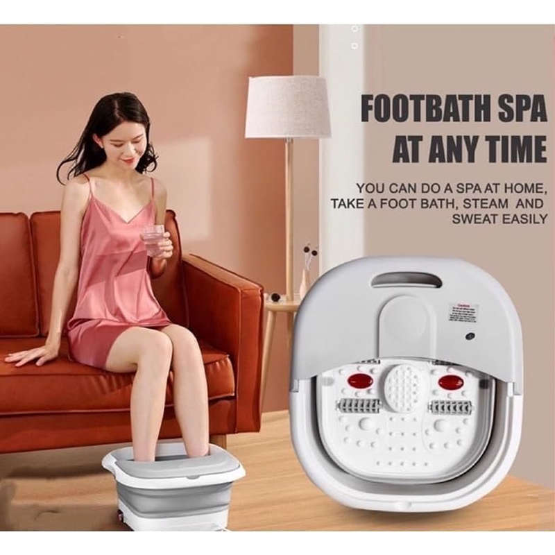Foldable foot bath and spa bathtub massager constant temperature heating sleep aid foot bath bucket