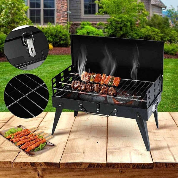 1015 Portable Camping Grill Folding Grill