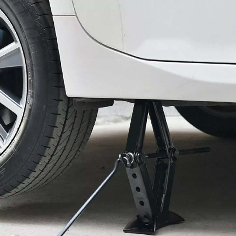 1.5 ton scissor jack car truck tyre lift chrome crank handle emergency tool