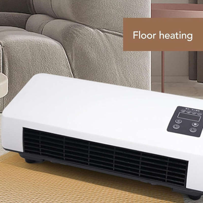 Wall-mounted mobile air conditioning cooler and heater with LED screen and remote control