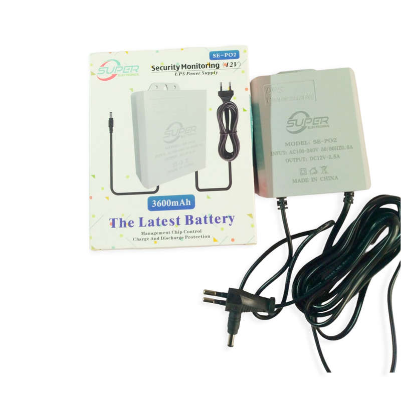 12V camera emergency power UPS backup power supply