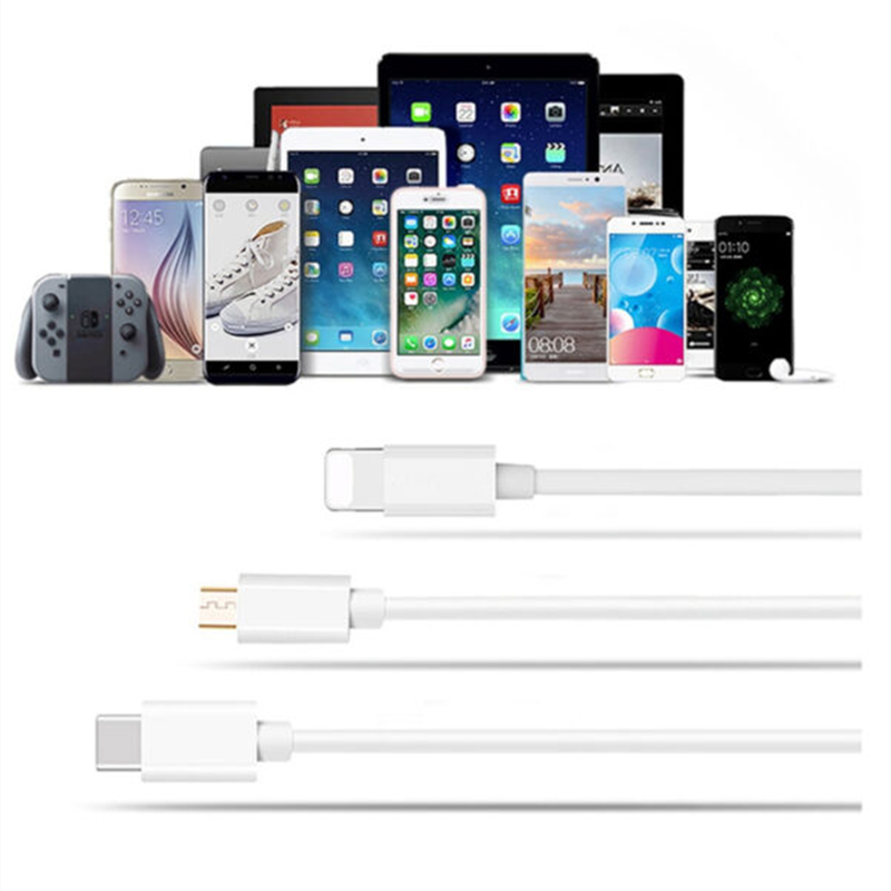Treqa CA-820 3-in-1 Data & Charging Cable