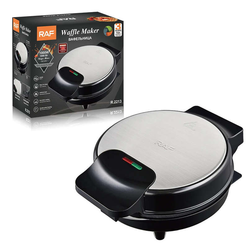 RAF Mini Waffle Maker Breakfast Waffle Maker