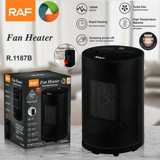 R.1187B RAF Electric Cylindrical Fan and Heater 1800W