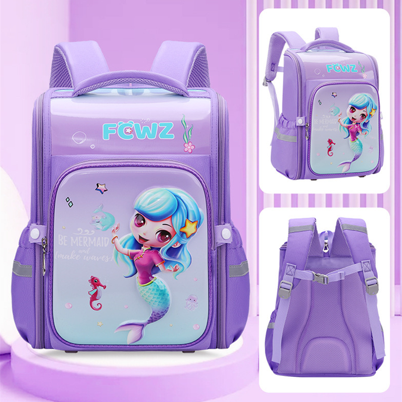 Hard shell space schoolbag 3D cartoon student backpack to protect the spine large capacity backpack