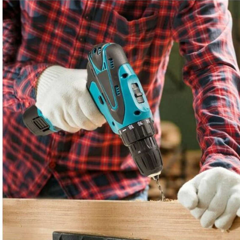 12V Lithium Battery Electric Drill Kit Home Repair Tool Set