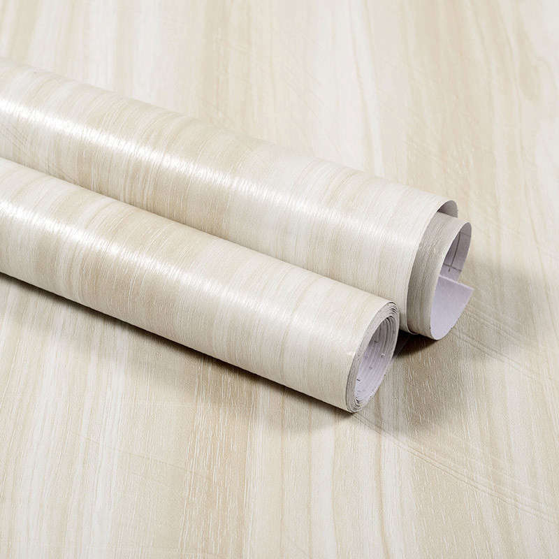 45cm*100cm Thickened Wood Grain Sticker Self-adhesive PVC Wallpaper Wardrobe Cabinet Wallpaper