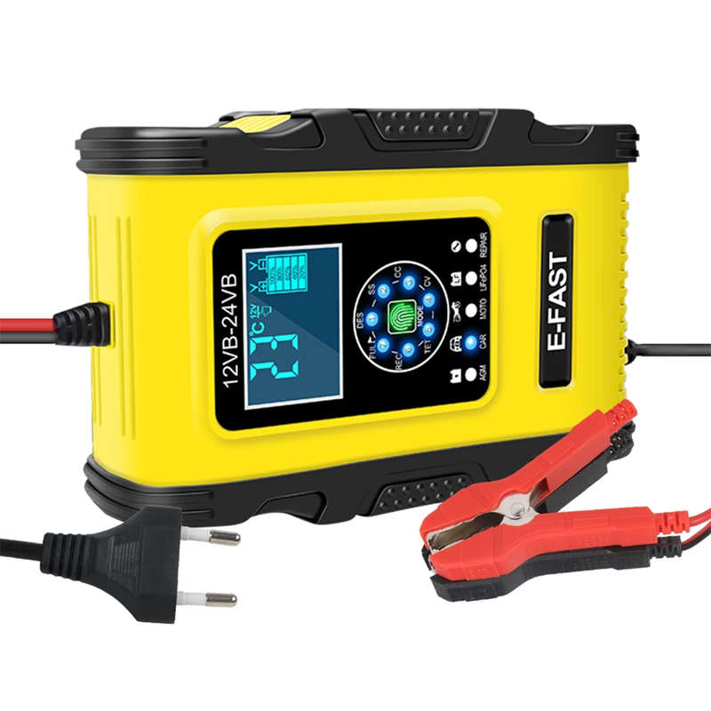 12V 12A-24V 6A Lithium Battery Charger Smart Charger Lead Acid Battery Charger