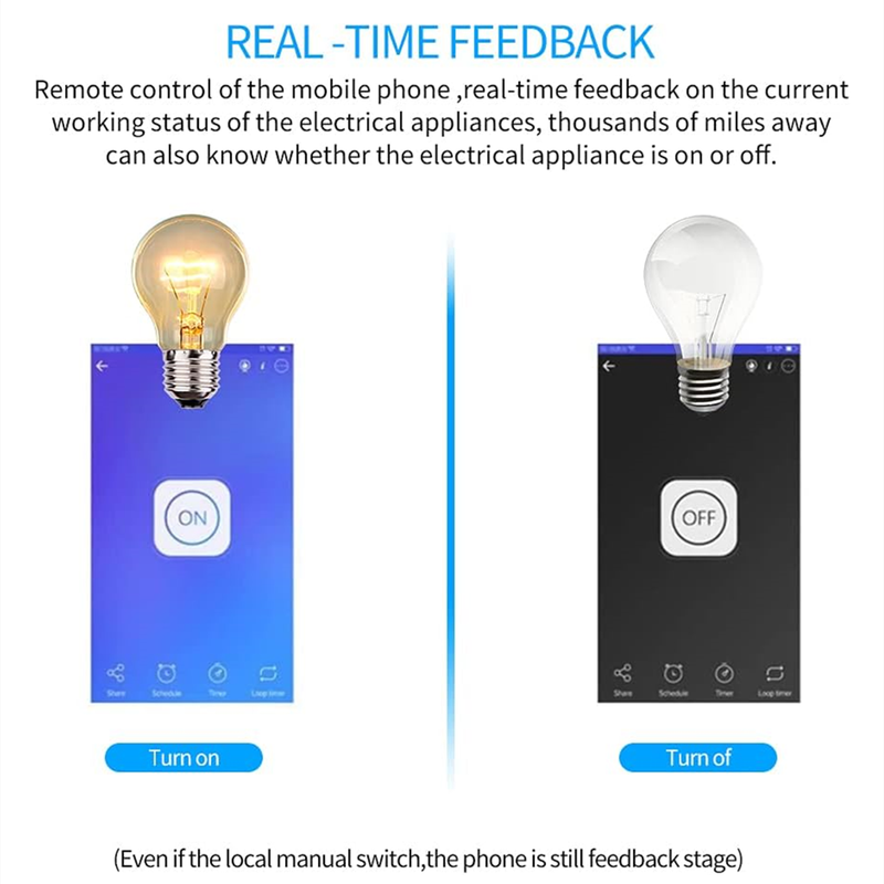 Smart WiFi Switch Wireless Remote Control Electrical Switch