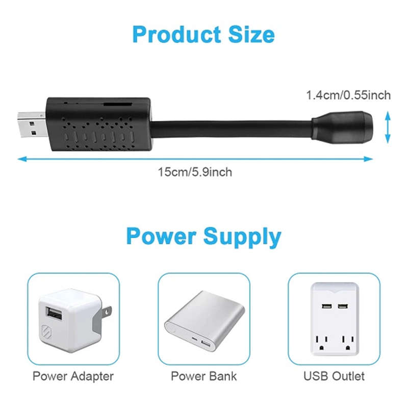 U21 HD Mini USB Camera Live Surveillance Wifi Network Camera