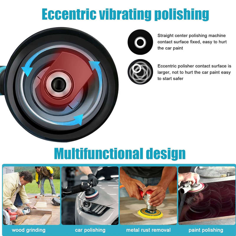 Electric car polishing machine multi-function cordless polishing machine for metal waxing wood