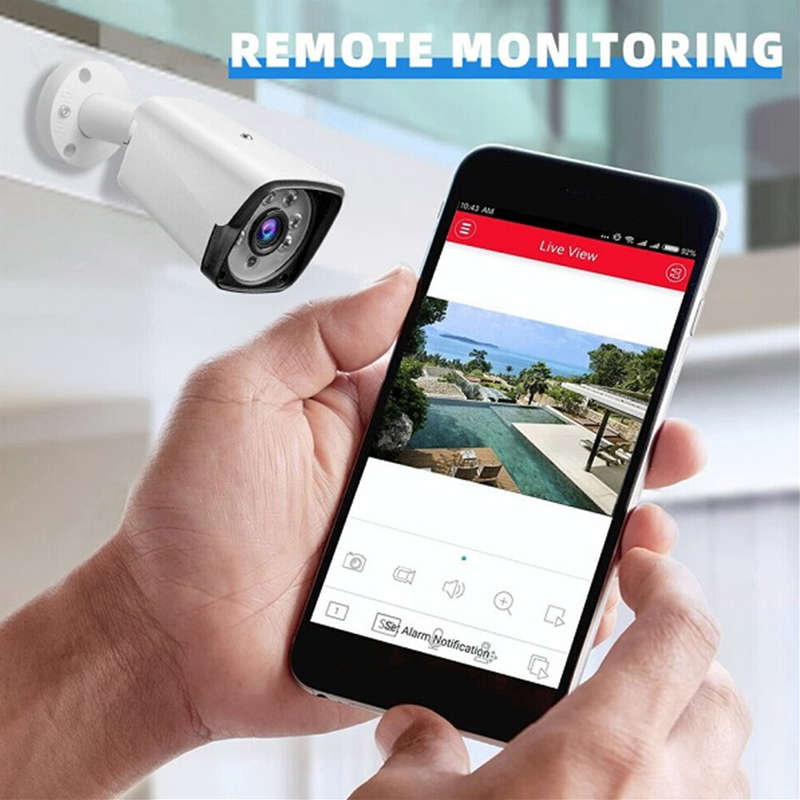 CCTV System AHD 8 Channel Wired DVR Camera Surveillance Kit