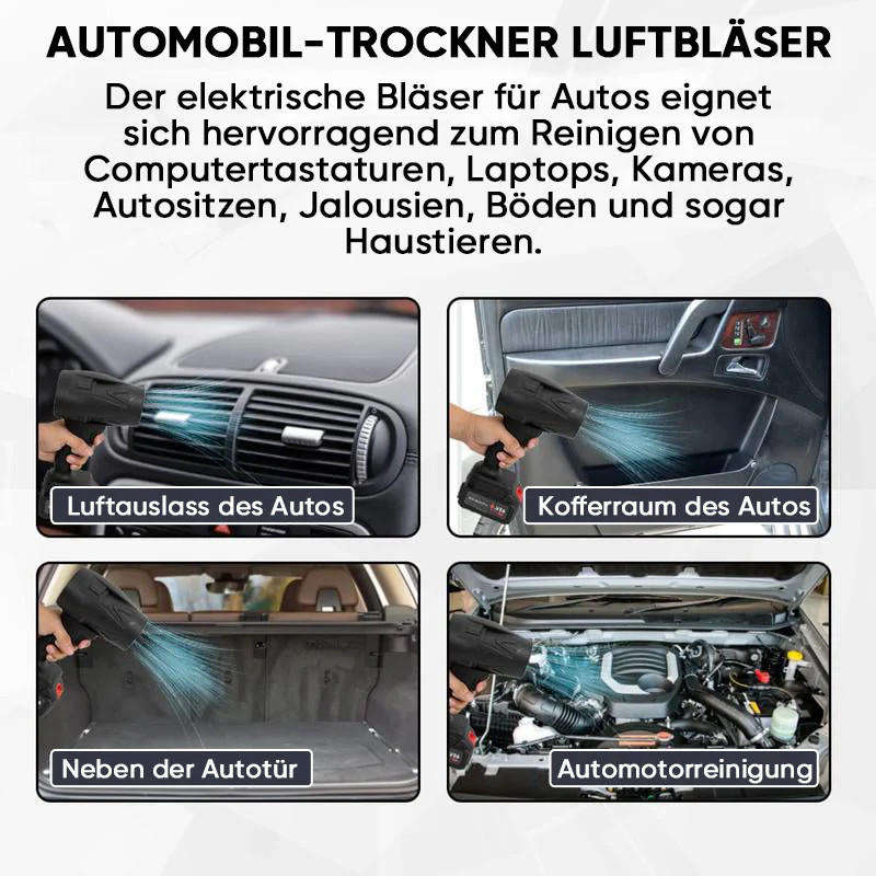 Powerful car turbo blower multi-function dust removal cleaning tool