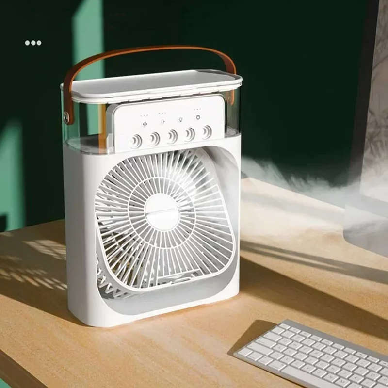 Portable Air Conditioner Fan USB Powered 3 Speed Mini Cooling Fan