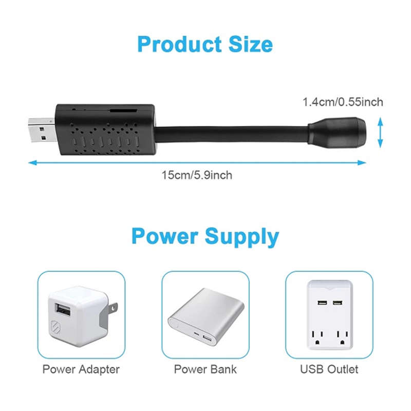 U21 HD Mini USB Camera Live Surveillance Wifi Network Camera