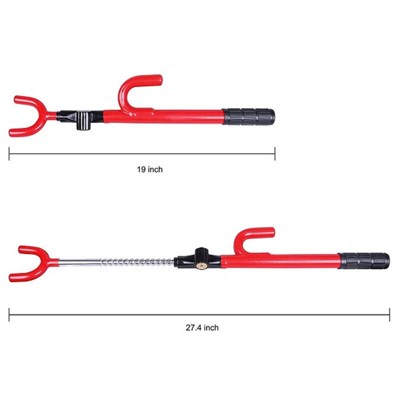 Car Anti-theft Lock Steering Wheel Lock Retractable Universal Car/Truck Wheel Lock With Key