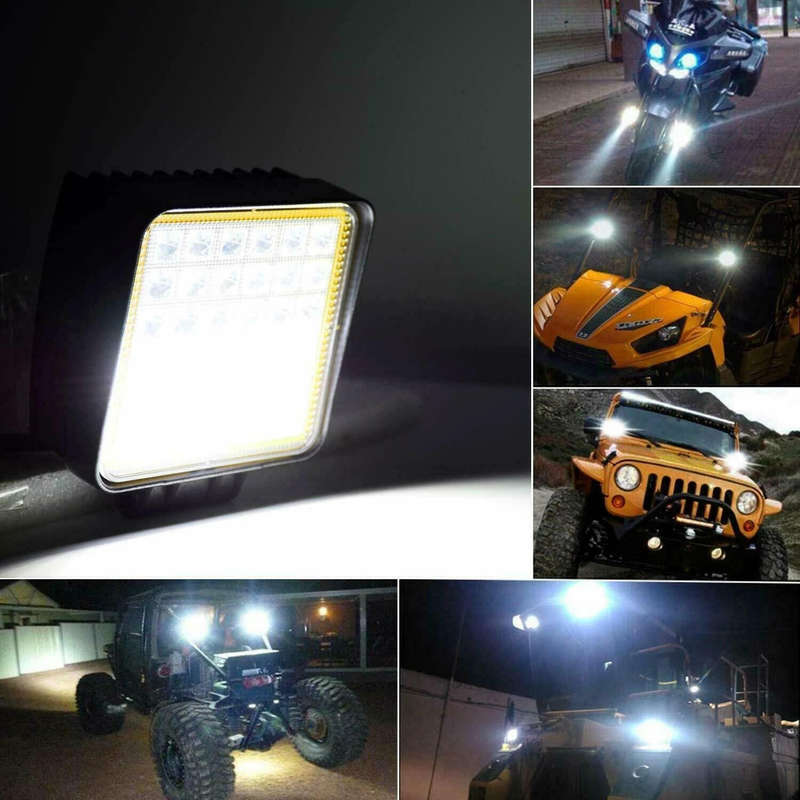 2pcs 126W LED car headlight high brightness spotlight