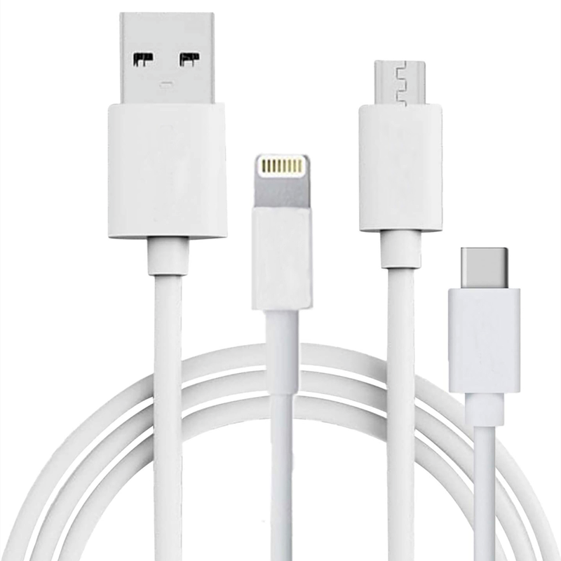 Treqa CA-820 3-in-1 Data & Charging Cable