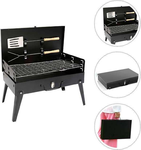 1015 Portable Camping Grill Folding Grill