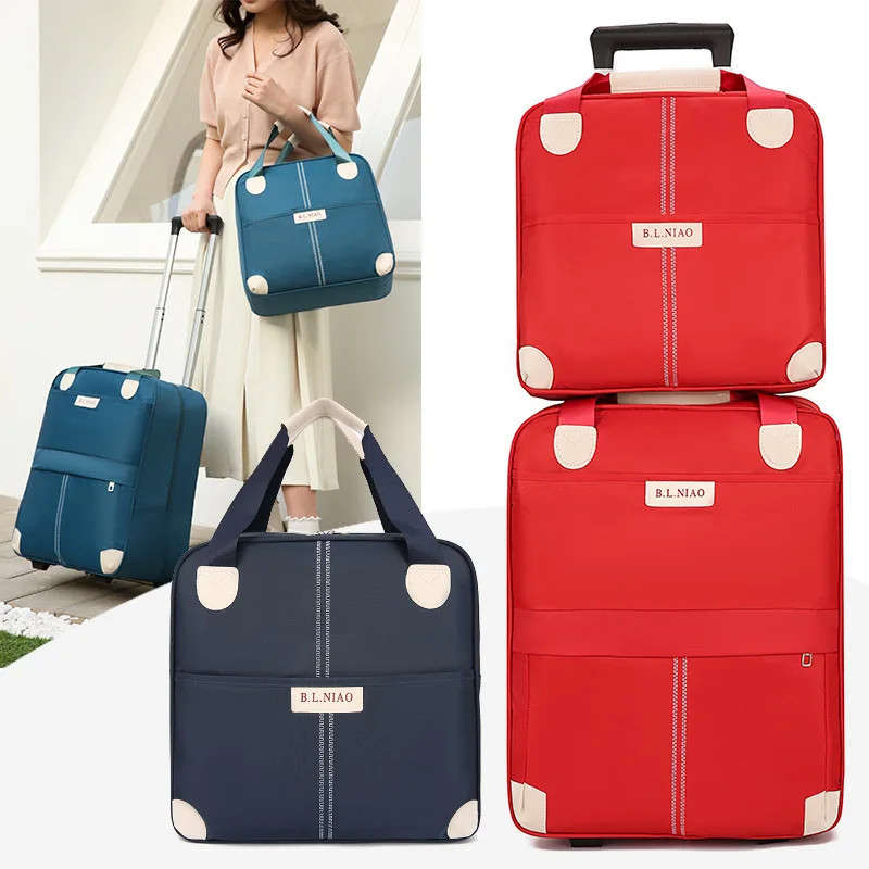 B.L.NIAO carry-on luggage set with business duffel bag is suitable for business and travel