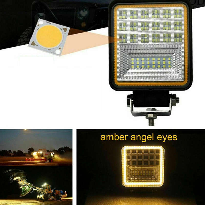 2pcs 126W LED car headlight high brightness spotlight