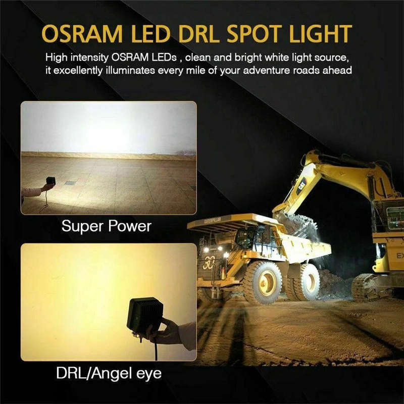 2pcs 126W LED car headlight high brightness spotlight
