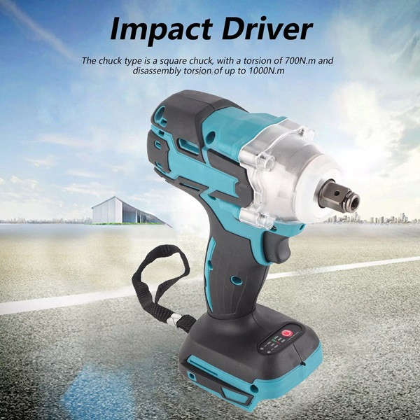 Variable Speed Electric Wrench Set For Car Repair, Construction Projects With Batteries And Charger