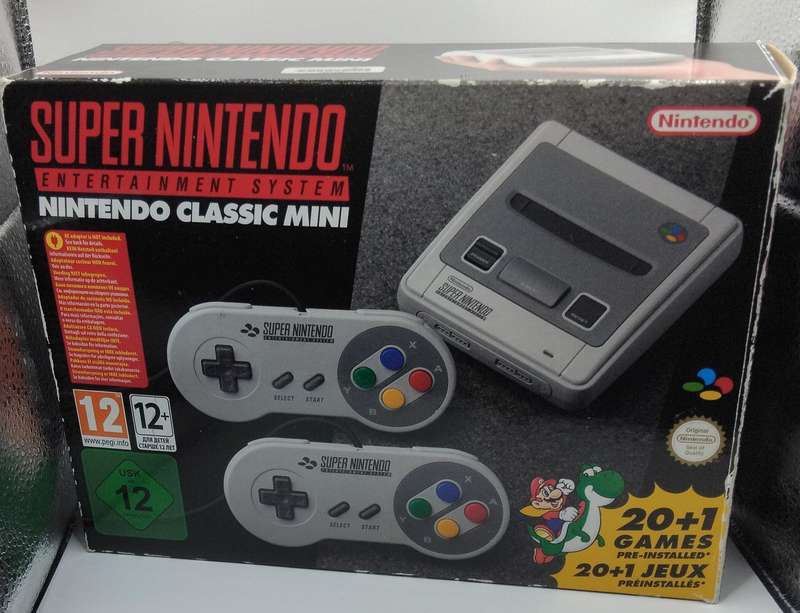 Nintendo SNES Classic Console CIB CFW MINT CONDITION