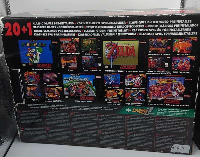 Nintendo SNES Classic Console CIB CFW MINT CONDITION