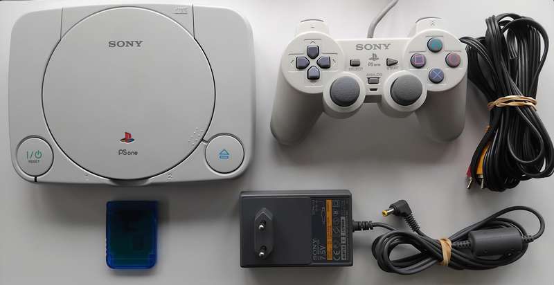PlayStation 1 Slim / PS1 Slim / PS One Console Bundle (MODDED, FULLY SERVICED)